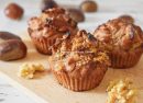 Muffin di castagne con noci