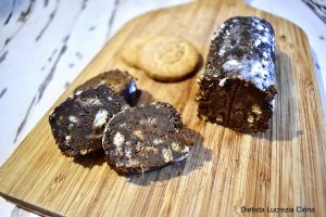 Salame di cioccolato leggero